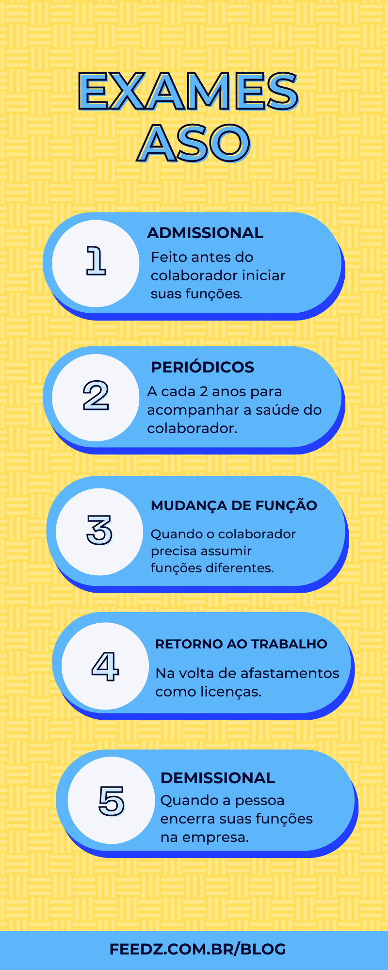 os 5 principais exames de saúde ocupacional ASO